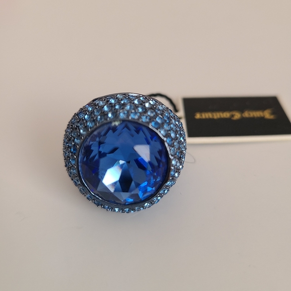 Juicy Couture Blue Cocktail Adjustable Ring NWT gift for her - Picture 8 of 8
